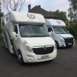 Two Horseboxes Front View