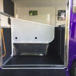 Purple Horsebox Stalls